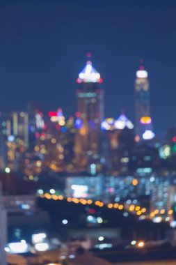 Bulanık alacakaranlık bokeh hafif ofis binası