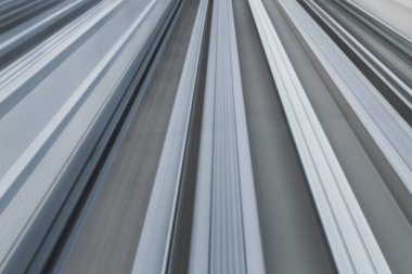 Bulanık hareket tren yolu hareket zoom