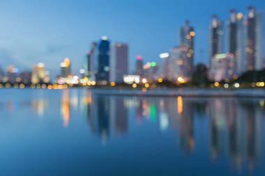 Güzellik yansıma ofis ışık twilight