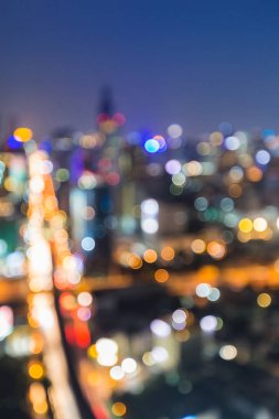 Işık şehri çapraz kesim kavşak hava geceleri