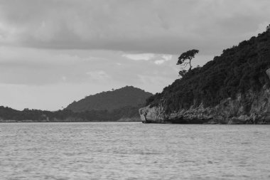 Sahil manzarası doğal manzara arka plan