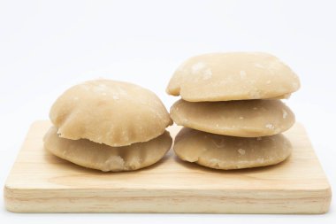 Palm şeker ahşap tahta üzerinde