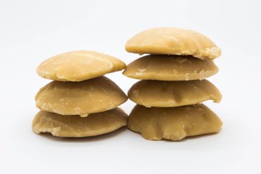 Yığını zor palm şeker beyaz