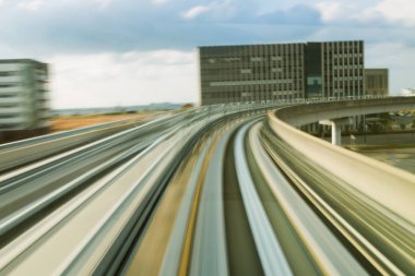 Bulanık hareket hareketli tren