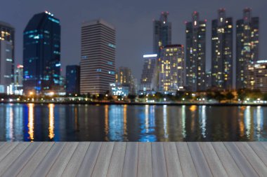 Bokeh hafif ofis merkezi iş şehir merkezinde, arka plan bulanık