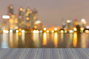 Bulanık bokeh hafif ofis binası arka plan