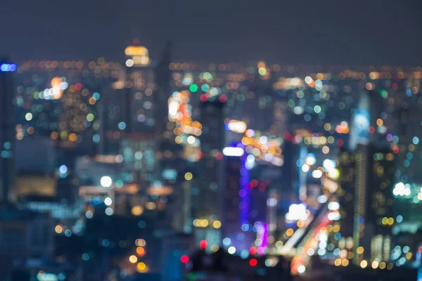 Gece ışık şehir merkezi iş şehir