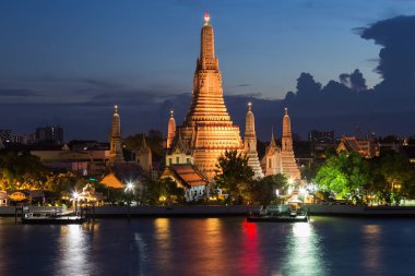 Arun Tapınağı Bangkok Tayland Simgesel Yapı 