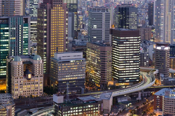 Ofis şehir şehir ışık yakın Binası