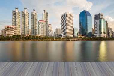 Ofis merkezi iş şehir su ön Binası