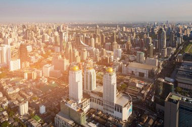 Ofis iş alan havadan görünümü