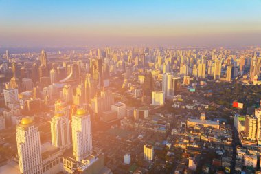 Şehir kurma şehir manzarası, ofis iş alanı, cityscape arka plan