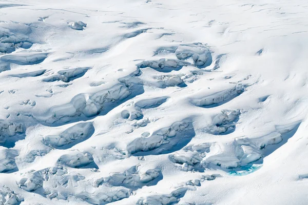 Neve Terra Texture Sfondo Nuova Zelanda Terra Naturale Pendio — Foto Stock