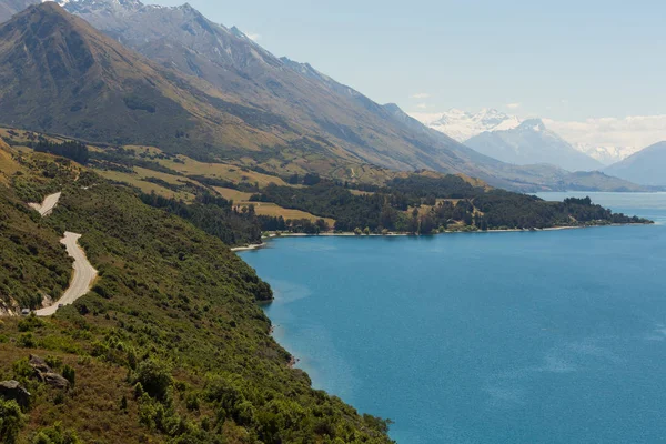 Nieuw Zeeland Lake Wakatipu Natuurlandschap Zuidereiland — Stockfoto