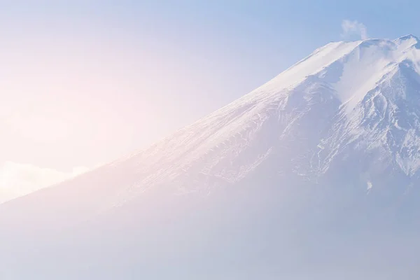 Vue Dessus Gros Plan Fuji Mountain Japon Paysage Naturel Fond — Photo