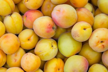 Taze şeftali meyve arka plan, doğal meyve arka plan