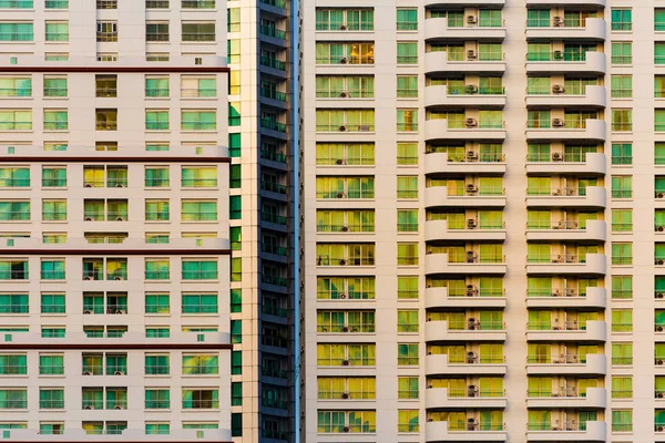 Edificio Apartamentos Primer Plano Fondo Textura — Foto de Stock