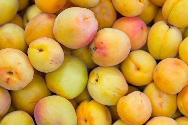 Taze şeftali meyve arka plan, doğal gıda arka plan