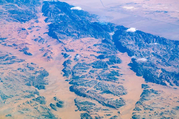 Montaña Roca Seca Plano Aéreo Vista Aérea Paisaje Natural Fondo —  Fotos de Stock