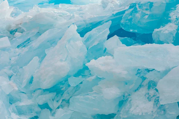 Ice Crack Geen Patroon Vorst Water Meer Winter Seizoen Natuurlijke — Stockfoto