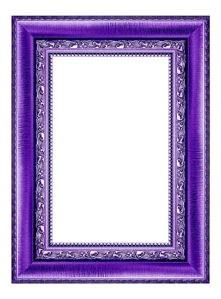 Quadro Imagem Roxo Isolado Fundo Branco — Fotografia de Stock