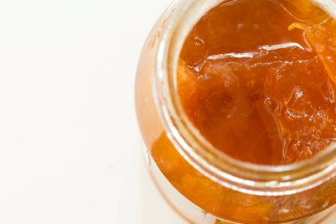 Meyve reçelinin üst görünümü