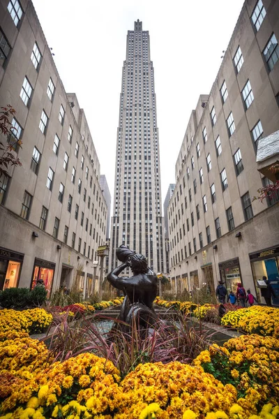 27 Ekim 2016 - New York - Rockefeller Center aşağıdan görüldü