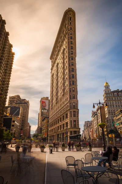 29 Ekim 2016 - New York - ABD, Flatiron Binası Trafik