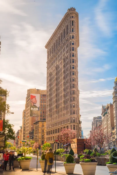 29 Ekim 2016 - New York - ABD, Flatiron Binası Trafik