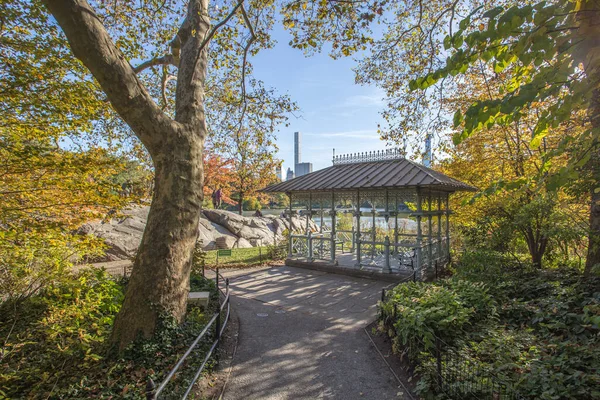 31 Ekim 2016 - New York - ABD, Central Park 'ta dinlenme köşesi