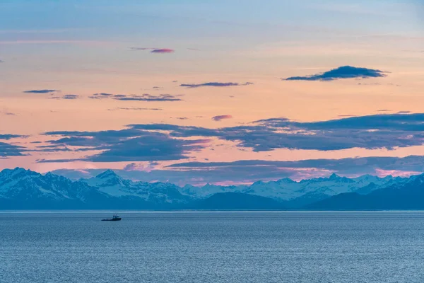 Června 2019 Cook Inlet Usa Pohled Vstupu Kuchaře Kotviště — Stock fotografie