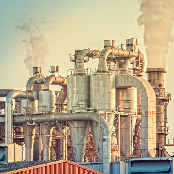 Industrial plant of a furniture factory — Stock Photo, Image