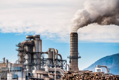 Bir mobilya fabrikasının endüstriyel tesis 