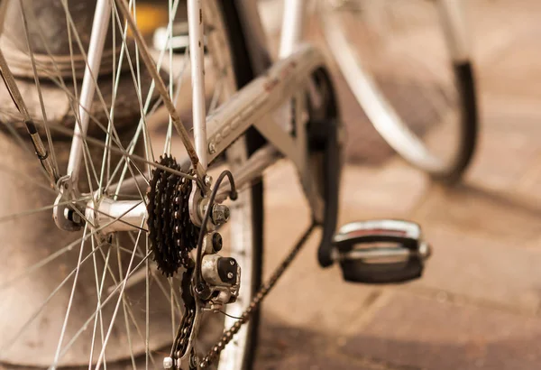 Bicicletta. Catena e retromarcia . — Foto Stock