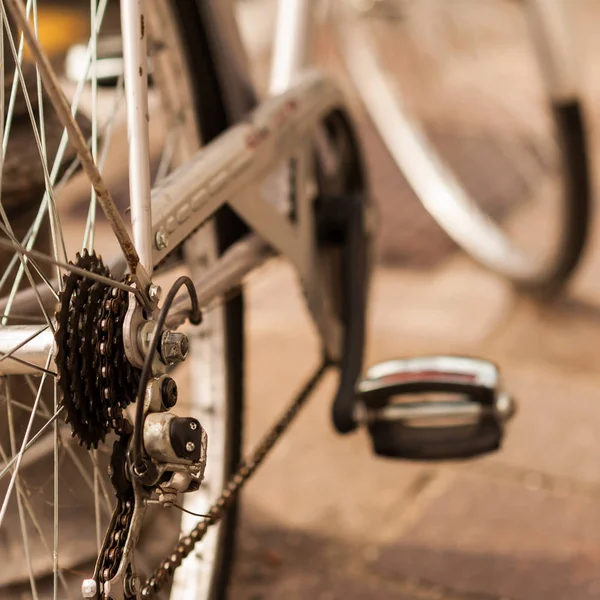 Bicicletta. Catena e retromarcia . — Foto Stock