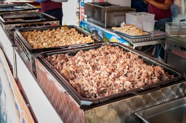 Cocina de comida callejera . — Foto de Stock