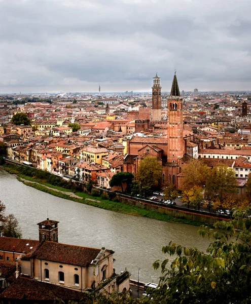 panoramik bir Verona, İtalya