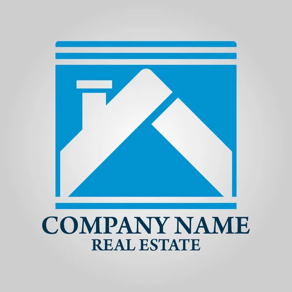 Logo immobiliare, edilizia e investimenti Progettazione vettoriale — Vettoriale Stock