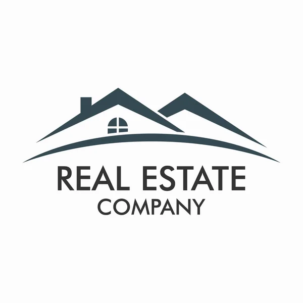 Real Estate, κτίριο και επενδυτική λογότυπο διανυσματική σχεδίαση — Διανυσματικό Αρχείο