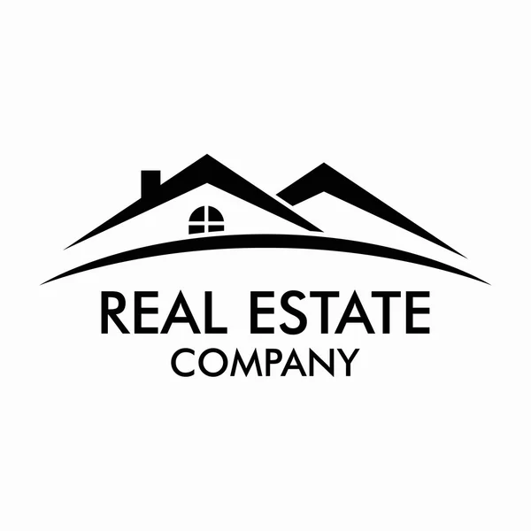 Real Estate, κτίριο και επενδυτική λογότυπο διανυσματική σχεδίαση — Διανυσματικό Αρχείο