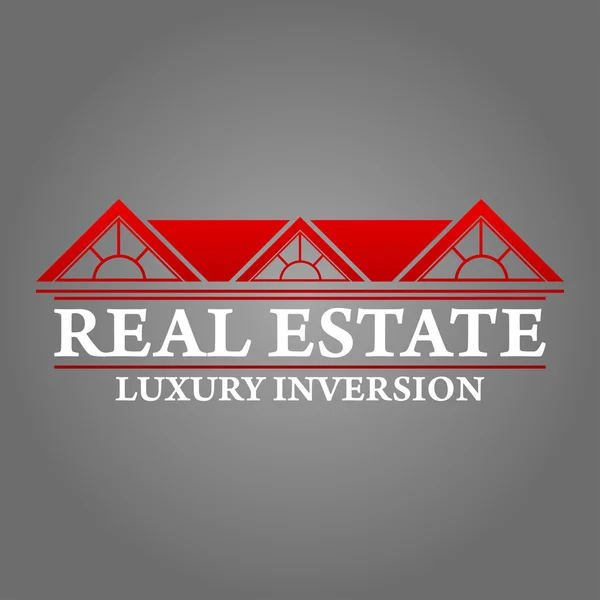 Logo Immobiliare, Edilizia e Costruzione Vettoriale — Vettoriale Stock