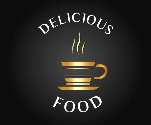 Logo alimentare e design vettoriale icona — Vettoriale Stock