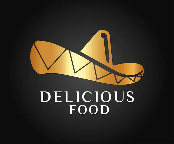 Gıda Logo ve simge vektör tasarımı — Stok Vektör
