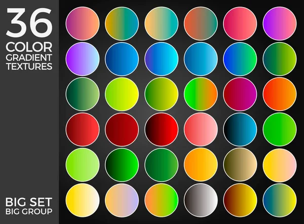 Grupo grande abstracto concepto creativo vector gradiente color, texturas Eps 10 — Vector de stock