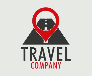 Logo vektör tasarım eps 10 seyahat, turizm, tatil ve zevk