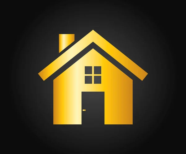 Ícone da casa pequena, logotipo da casa e ícone Vector Design Eps 10 —  Vetores de Stock