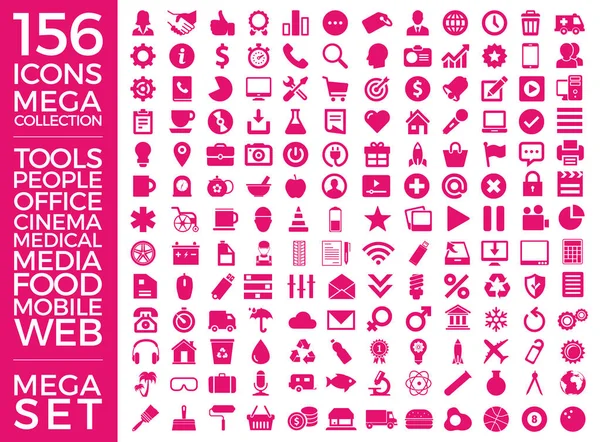 Conjunto Iconos Calidad Icono Pack Colección Vector Diseño Eps — Archivo Imágenes Vectoriales