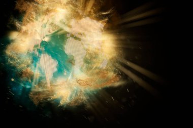 Gezegenimizin yok oluşunu durdurun. Öfke, stres, hastalık, hüsran, koronavirüs enfeksiyonu, ölüm, kirlilik, ekonomik depresyon, biyolojik yıkım, biyolojik tehlike veya biyolojik tehlike kavramı