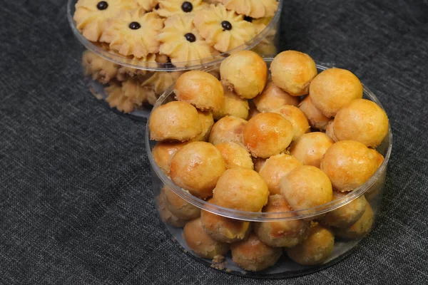 Tortas Abacaxi Torta Nanas São Pequenos Doces Tamanho Mordido Preenchidos — Fotografia de Stock