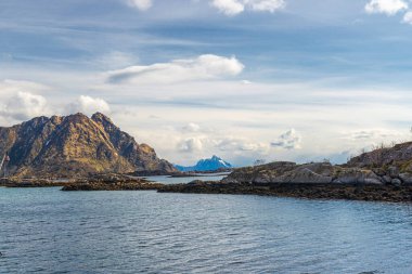 Norveç manzarası manzarası 